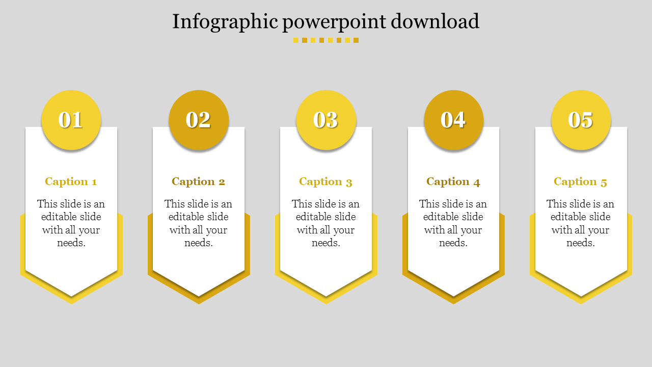 infographic powerpoint download-Yellow